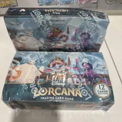 2x Azurite Sea Booster Boxes Disney Lorcana Sealed. Damaged Box Read Description - Image 1