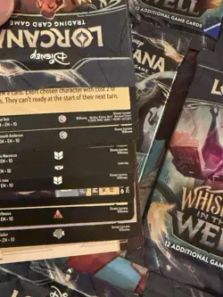 ~Disney Lorcana Whispers In The Well 24 Booster Packs OPENED~ Please Read - Image 3