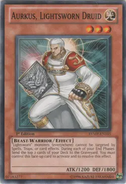Aurkus, Lightsworn Druid - RYMP-EN105 - Common - 1st Edition Lightly Played Ra Y - Image 1