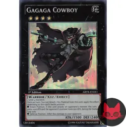 Yugioh Gagaga Cowboy ABYR-EN041 Super Rare 1st Edition NM - Image 1