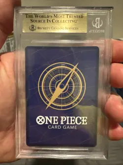 2025 One Piece OP13-118 Monkey D Luffy ALT ART SEC • BGS 9.5 Two 10s! - Image 2