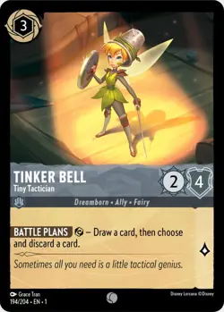194/204 EN | Tinker Bell Tiny Tactician | Disney Lorcana card (2023) - Image 1