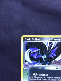 Pokemon Cards: EX Team Rocket Returns Reverse Holo: Dark Golbat 34/109 - Image 3