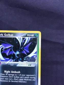 Pokemon Cards: EX Team Rocket Returns Reverse Holo: Dark Golbat 34/109 - Image 4