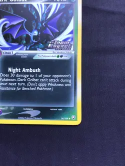 Pokemon Cards: EX Team Rocket Returns Reverse Holo: Dark Golbat 34/109 - Image 5