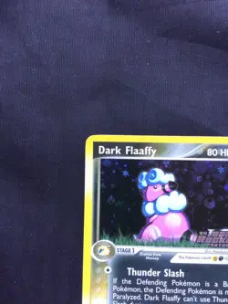 Pokemon Cards: EX Team Rocket Returns Reverse Holo: Dark Flaaffy 33/109 - Image 3