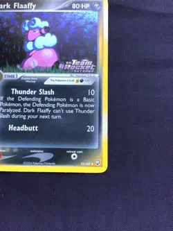 Pokemon Cards: EX Team Rocket Returns Reverse Holo: Dark Flaaffy 33/109 - Image 5