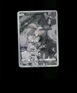 FAN-ART READ DESCRIPTION BELOW HOLO Cutiefly Card Cutiefly Pokemon Card p1 - Image 1