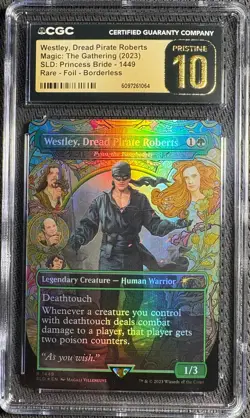 Westley - Princess Bride Secret Lair Drop Series Foil MTG - CGC Pristine 10 - Image 1