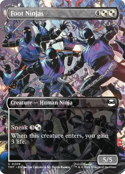 Foil - Foot Ninjas (Borderless) - 209 - NM - EN - Image 1