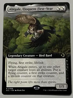 MTG Lorwyn Eclipsed Abigale Legendary Creature RARE REGULAR #0368 - Image 1