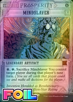 x1 Mindslaver OTP Breaking News MTG 63 FOIL MYTHIC M/NM 1x - Image 1