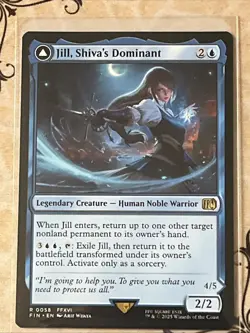 Final Fantasy Magic The Gathering Rare Card Lot 9x Near Mint Cards All Sleeved - Image 4