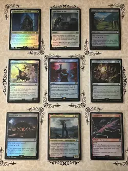 Final Fantasy Magic The Gathering Foil Card Lot 9x Near Mint Cards All Sleeved - Image 1