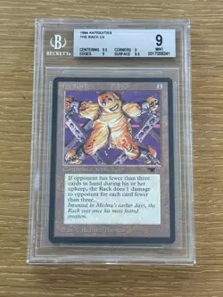 MTG Antiquities The Rack BGS 9 Mint Quad++ - Image 1