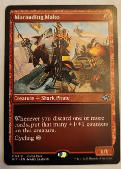 Marauding Mako DFT #419 Promo Regular NM+ - Image 1