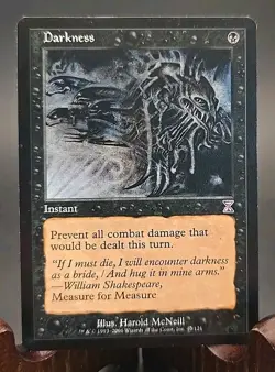 Darkness Timeshifted MTG Regular Moderately Played - Image 1