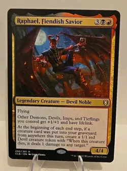 Raphael, Fiendish Savior MTG Commander Legends: Battle for Baldur's Gate Regular - Image 1
