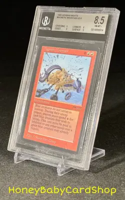 MTG Arabian Nights 1993 Magnetic Mountain BGS 8.5 NM/MT+ Old School 93/94 - Image 3