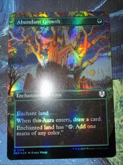 Abundant Growth (Borderless) Innistrad Remastered Foil - Image 1