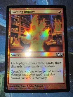 Burning Inquiry The List Reprints Foil - Image 1