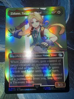 Zidane, Tantalus Thief (Borderless) Final Fantasy Foil - Image 1
