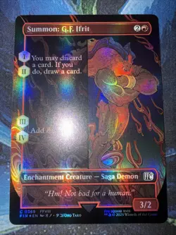 Summon: G.F. Ifrit (Borderless) Final Fantasy Foil - Image 1