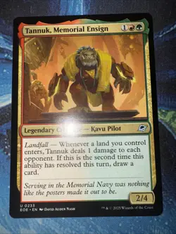 Tannuk, Memorial Ensign Edge of Eternities Regular - Image 1