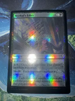 Myrkul's Edict Commander Legends: Battle for Baldur's Gate Foil - Image 1