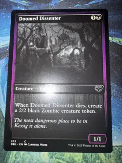 MTG Doomed Dissenter Innistrad: Double Feature 373 Regular Common - Image 1