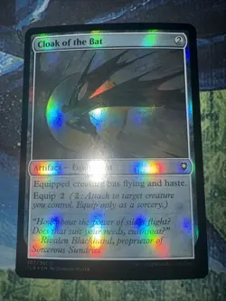 Cloak of the Bat Commander Legends: Battle for Baldur's Gate Foil - Image 1