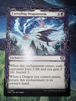 Corroding Dragonstorm (Showcase) Tarkir: Dragonstorm Regular - Image 1