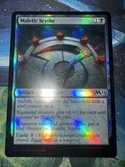 Malefic Scythe Core Set 2021 Foil - Image 1