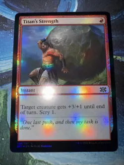Titan's Strength Double Masters 2022 Foil - Image 1