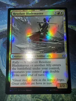 Resolute Blademaster Battle for Zendikar Foil - Image 1