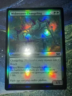Webweaver Changeling Double Masters 2022 Foil - Image 1