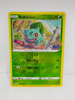 2022 Pokemon Bulbasaur #001/078 reverse holo – Raw Ungraded - Image 1