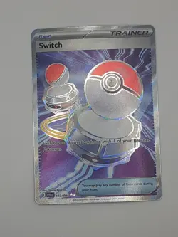 Nymble 96/94 and Switch 123/94 Full art Fantasmal Flames Pokemon cards - Image 3