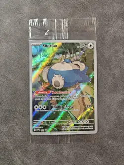 Pokemon TCG Snorlax 051 Promo - SV Black Star ETB Promo - Sealed - Image 1