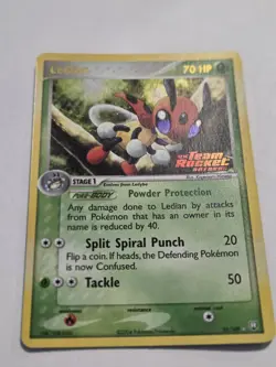 2004 Pokemon Team Rocket Returns Ledian Ex 23/109 Reverse Holo Rare Stamped - Image 1