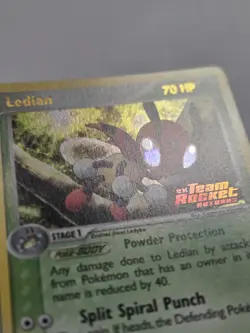 2004 Pokemon Team Rocket Returns Ledian Ex 23/109 Reverse Holo Rare Stamped - Image 2