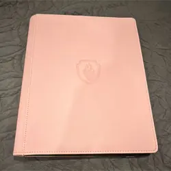 Pokemon Pink 9-Pocket Side Loading Binder— cards included - Image 1