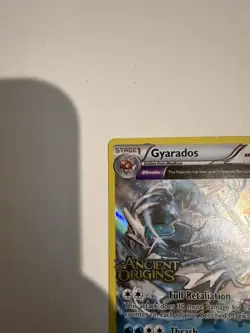 Pokemon Gyarados Ancient Origins Prerelease Promo XY60 Theta Double Holo - Image 2