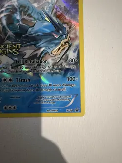 Pokemon Gyarados Ancient Origins Prerelease Promo XY60 Theta Double Holo - Image 4