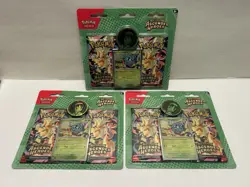 Lot of 3 Pokemon: Ascended Heroes- 2-Pack Blisters (Erika) New Sealed - Image 1