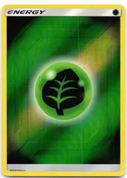 Grass Energy Holo (2019 Unnumbered) Pokemon Team Up LP - Image 1