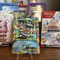 Pokemon TCG M Glalie EX 35/162 Mega XY Breakthrough 2015 Holo NM - Image 1