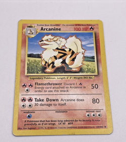 Arcanine # 23/102 RARE Wizards (1999-2000) Vintage Pokemon Trading Card - Image 5