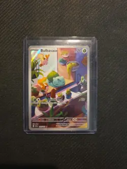 Pokemon TCG Bulbasaur Holo Card Stellar Crown Illustration Rare 143/142 - Image 3
