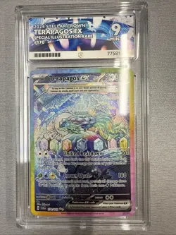 Terapagos ex 170/142 Special Illustration Rare Stellar Crown Pokemon Ace 9 TCG - Image 1
